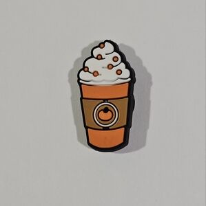 Pumpkin Spice Latte Fall Shoe Charm Croc Charms Clog